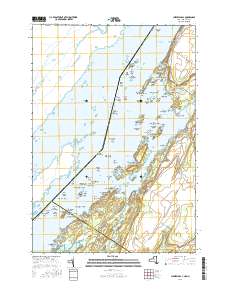 Chippewa Bay 2016 topographic map thumbnail