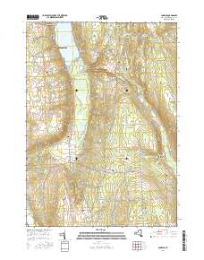 Conesus 2016 topographic map thumbnail