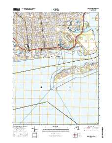 Coney Island 2016 topographic map thumbnail
