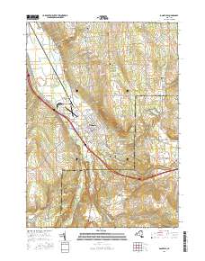 Dansville 2016 topographic map thumbnail