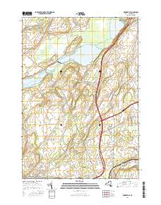 Brownville 2016 topographic map thumbnail