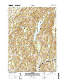 Cossayuna 2016 topographic map thumbnail