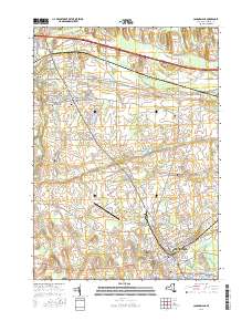 Canandaigua 2016 topographic map thumbnail