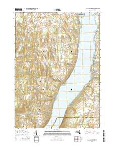 Canandaigua Lake 2016 topographic map thumbnail