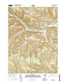 Canaseraga 2016 topographic map thumbnail