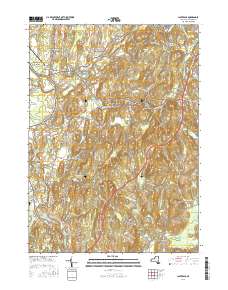 Claverack 2016 topographic map thumbnail