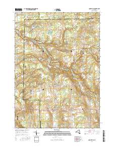 Cowlesville 2016 topographic map thumbnail