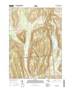 DeRuyter 2016 topographic map thumbnail