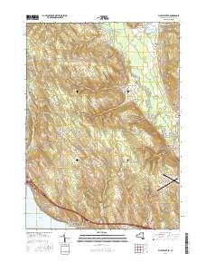 Ellery Center 2016 topographic map thumbnail