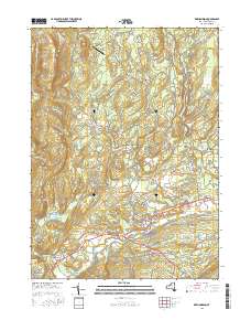 Kerhonkson 2016 topographic map thumbnail
