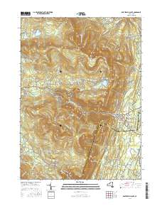 Kaaterskill Clove 2016 topographic map thumbnail