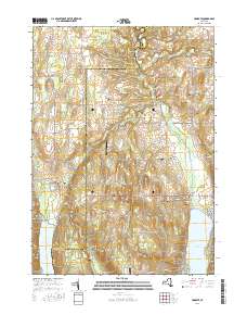Honeoye 2016 topographic map thumbnail