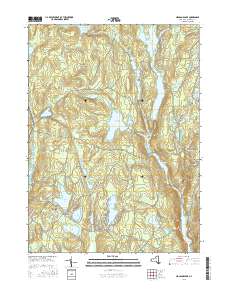 Highland Lake 2016 topographic map thumbnail