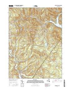 Grahamsville 2016 topographic map thumbnail