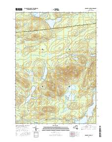 Grampus Lake 2016 topographic map thumbnail