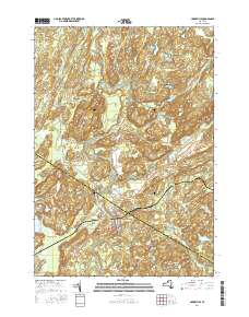 Harrisville 2016 topographic map thumbnail