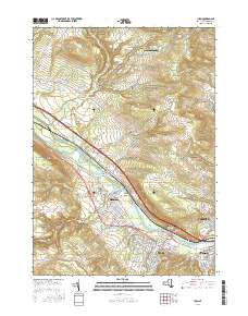 Ilion 2016 topographic map thumbnail