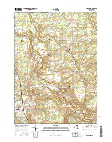 East Aurora 2016 topographic map thumbnail