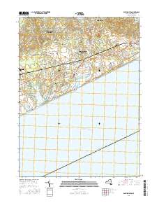 East Hampton 2016 topographic map thumbnail