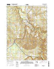 Gowanda 2016 topographic map thumbnail