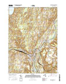 Mechanicville 2016 topographic map thumbnail