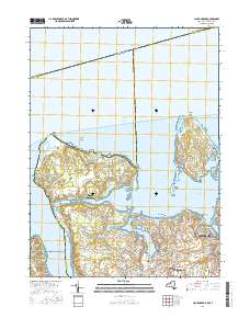 Lloyd Harbor 2016 topographic map thumbnail