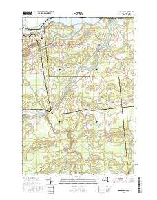 Hogansburg 2016 topographic map thumbnail