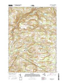 Millers Mills 2016 topographic map thumbnail