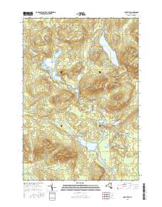 Lake Titus 2016 topographic map thumbnail
