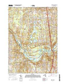 Niskayuna 2016 topographic map thumbnail