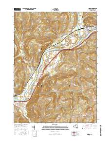 Owego 2016 topographic map thumbnail