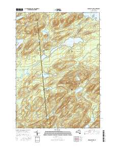 Nehasane Lake 2016 topographic map thumbnail