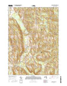 North Clymer 2016 topographic map thumbnail