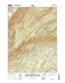 Napanoch 2016 topographic map thumbnail