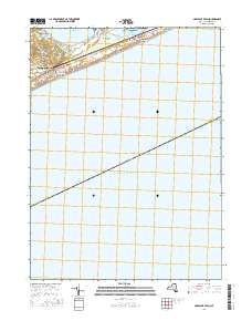 Napeague Beach 2016 topographic map thumbnail