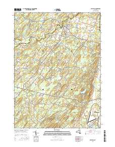 Pine Bush 2016 topographic map thumbnail