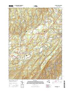 Mohonk Lake 2016 topographic map thumbnail