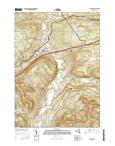 Schoharie 2016 topographic map thumbnail