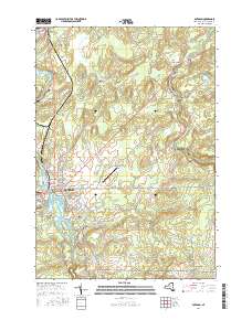 Potsdam 2016 topographic map thumbnail