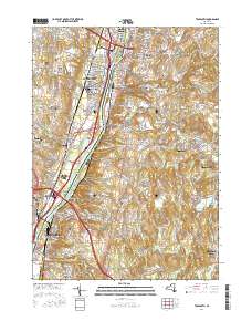 Troy South 2016 topographic map thumbnail
