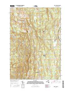 West Chazy 2016 topographic map thumbnail