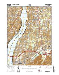 Wappingers Falls 2016 topographic map thumbnail
