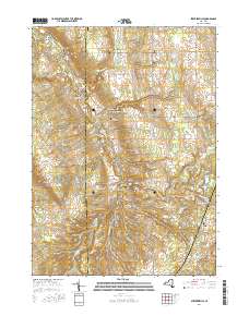 Strykersville 2016 topographic map thumbnail