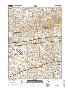 Patchogue 2016 topographic map thumbnail