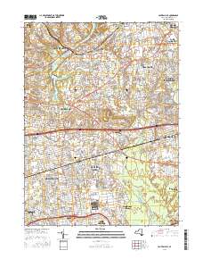 Central Islip 2016 topographic map thumbnail