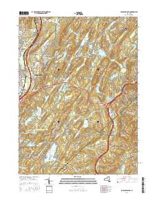 Popolopen Lake 2016 topographic map thumbnail
