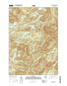 Spruce Lake 2016 topographic map thumbnail