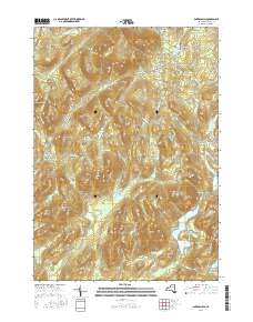 Bakers Mills 2016 topographic map thumbnail