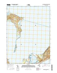 Gardiners Island East 2016 topographic map thumbnail