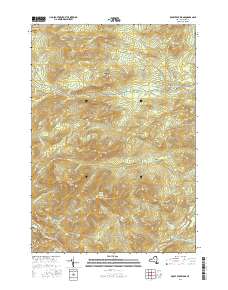 Rocky Peak Ridge 2016 topographic map thumbnail